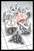 Dice : Dice - Dice Sets - Awesome Wizard's Gambit in White - eBay Oct 2016